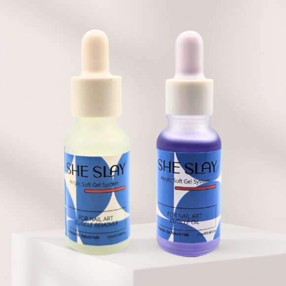 SheSlay 15ml Nail Cuticle Remover & Cuticle Oil Set – Softens & Nourishes - Picture 5 of 5